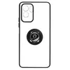 Avizar Coque pour Samsung Galaxy A23 5G et M23 5G Bi-matière Bague Métallique Support Vidéo Noir