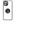 Avizar Coque pour Xiaomi Redmi A1 et A2 Bi-matière Bague Métallique Support Vidéo Noir