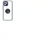Avizar Coque pour Xiaomi Redmi A1 et A2 Bi-matière Bague Métallique Support Vidéo Bleu