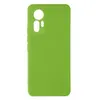 Avizar Coque pour Xiaomi 12 Lite Silicone Semi-rigide Finition Soft-touch Fine vert