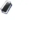 Avizar Coque pour Xiaomi 12 Lite Antichoc Dos Plexiglas Avant Polymère Coins Renforcés Contour Bleu