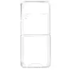 Avizar Coque pour Samsung Galaxy Z Flip 3 Dos Rigide Coins Bumper Fine Légère Transparent