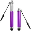 Merkloos / Sans marque Stylet Retractable Violet pour écran Tactile - Attache Jack 3.5 mm