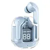 Non communiqué Écouteurs TWS EKO LED Bluetooth 5.3 - Modèle Cristal - Coloris Bleu