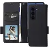 Merkloos / Sans marque Etui pour Galaxy Z Fold 6 Portefeuille Languette Magnétique Dragonne Noir