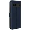 Avizar Etui pour Google Pixel 8a Portefeuille Fonction Support Vidéo Bleu Nuit
