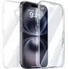 Coque Intégrale AVIZAR pour iPhone 16 Plus - Transparent - Bord Caméra Surélevé