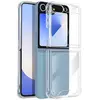 Merkloos / Sans marque Coque pour Samsung Galaxy Z Flip 6 Bords Surélevés Coins Renforcés Transparent