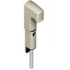 Verrou en applique avec tige inox blanc danaos croisee ds (la) 6370