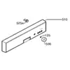 Electrolux Bandeau Assemble Aluminium Rep 510 Pour Lave Vaisselle - 156088270