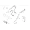 Karcher Flexible Complet Avec Poignee Pour Pieces Aspirateur Nettoyeur Petit Electromenager - 90128660
