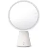 Miroir Grossissant 3 en 1 - YOGHI - Lumière LED Enceinte Bluetooth - Blanc