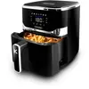 KITCHEN COOK Friteuse à Air Noire 5,5l Avec 1 Bac Et 7 Programmes Airmed55 De
