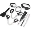 LOVE AND VIBES Kit bondage BDSM 8 pièces cuir végan