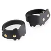 LOVE AND VIBES Bracelets de poignets BDSM en similicuir chat