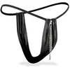 String brillant avec chaînes en métal