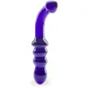 LOVE AND VIBES Gode godemichet en verre Blueberry gode vaginal ou anal homme ou femme