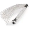 Martinet chaînes en métal et manche à strass