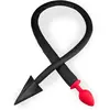 LOVE AND VIBES Plug queue de diable silicone et similicuir