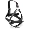 LOVE AND VIBES Bâillon harnais avec os en silicone 12,3cm Puppy Play Kinky