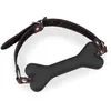 LOVE AND VIBES Bâillon os en silicone 12,3cm Puppy Play Kinky