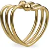 LOVE AND VIBES Anneau cockring en métal coeur Loving