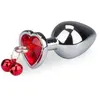 LOVE AND VIBES Bijoux anal rosebud grelots coeur