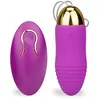 Oeuf vibrant sans fil strié à télécommande USB 12 modes Vibromasseur à...