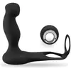 Vibromasseur vibro homme gode anal Sextoy prostate avec anneau cockrin...