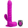 LOVE AND VIBES Vibro gode rabbit va-et-vient à ventouse