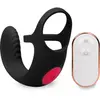 LOVE AND VIBES Masseur de testicules double anneau cockring vibrant Shape