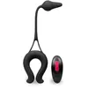 Anneau pénis ring vibrant avec plug anal Lucifer - Cockring penien pou...