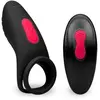 Double anneau vibrant télécommandé Jazz - Cockring penien pour homme e...