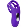 Double anneau vibrant avec stimulateur de clitoris Bora - Cockring pen...