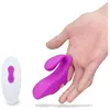 Doigt vibrant télécommandé double stimulation Ginger