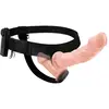 Double gode ceinture vibrant télécommandé avec fil