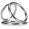 LOVE AND VIBES Triple cockring en inox Holdy