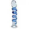 LOVE AND VIBES Gode godemichet en verre Swirl gode vaginal ou anal homme ou femme