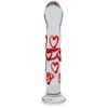 Gode godemichet en verre Heart Bubble gode vaginal ou anal homme ou fe...