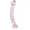 LOVE AND VIBES Gode godemichet en verre Swirling gode vaginal ou anal homme ou femme