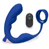 Vibromasseur vibro homme gode anal Stimulateur de prostate et double c...