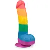Gode godemichet ventouse courbé réaliste Pride gode vaginal ou anal ho...