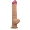 Gode godemichet ventouse silicone double couche à poignée 33,0cm gode ...