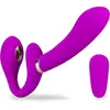 LOVE AND VIBES Strapon vibrant avec électrostimulation Authority