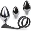 LOVE AND VIBES Bijou anal double anneau cockring avec 3 plugs