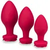 LOVE AND VIBES Lot de 3 plugs en silicone Forever