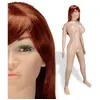 Poupée gonflable premium rousse yeux marron Miranda