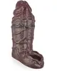 Gaine de pénis en silicone large et veineuse Matis