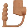 Double anneau cockring avec plug chapelet Rizeon