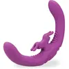 Double vibromasseur rabbit en silicone Twinia